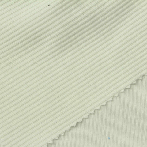 Pale Sage Rib Knit, Cotton