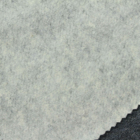 Dark Grey Marl French Terry, Cotton-Poly, 245 gsm