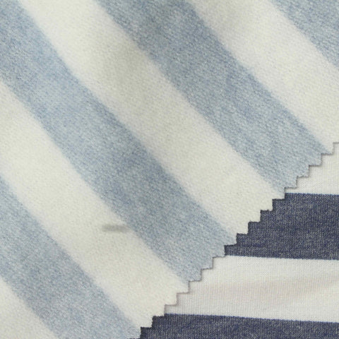 Grey-Blue Marl French Terry, Viscose