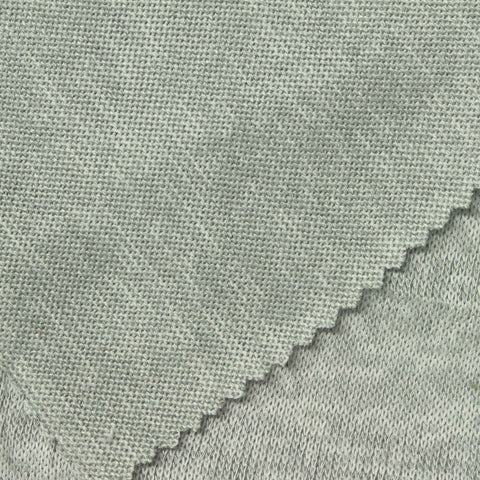 Light Grey Marl Jersey Knit, Viscose-Poly, 180 gsm