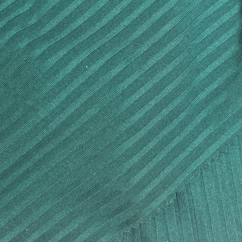 Teal Rib Knit, Polyester