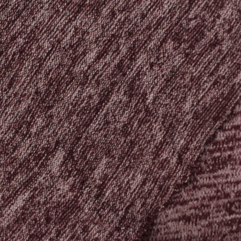 Burgundy Heather Jersey Knit, Poly-Viscose