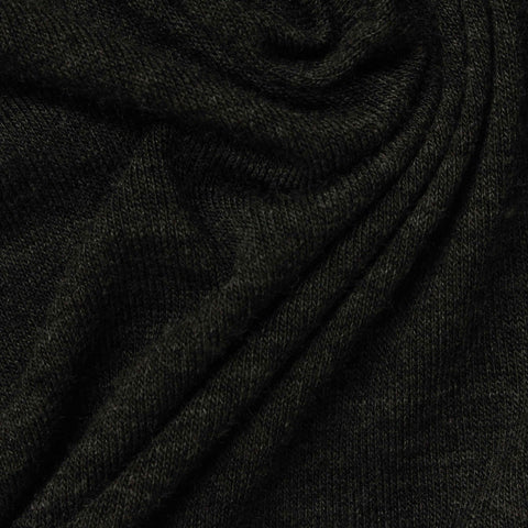 Heather Viscose Stretch Jersey Knit Fabric, 130 gsm, 170 cm — Green