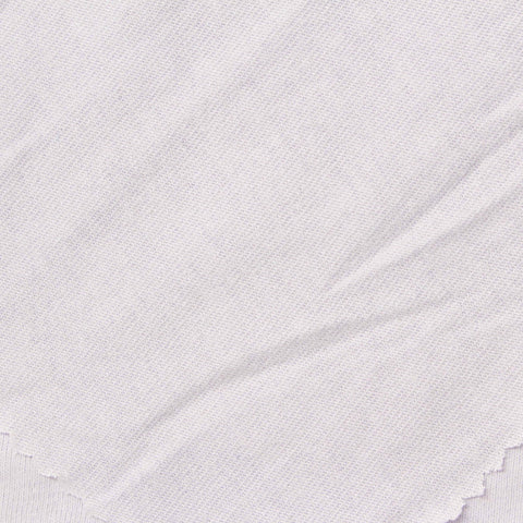 100% Cotton Jersey Knit Fabric, 175 gsm, 165 cm — White