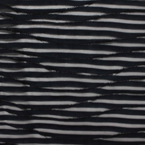 Navy Diagonal-Grid Jacquard, Polyester