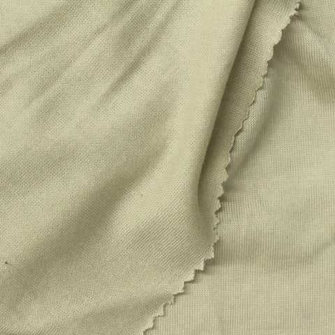 Tencel Lyocell Cotton Jersey Knit Fabric, 195 gsm, 180 cm — Khaki