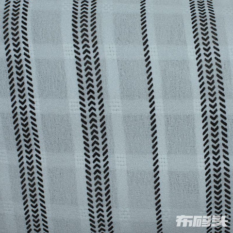 Black Chevron Chiffon, Polyester