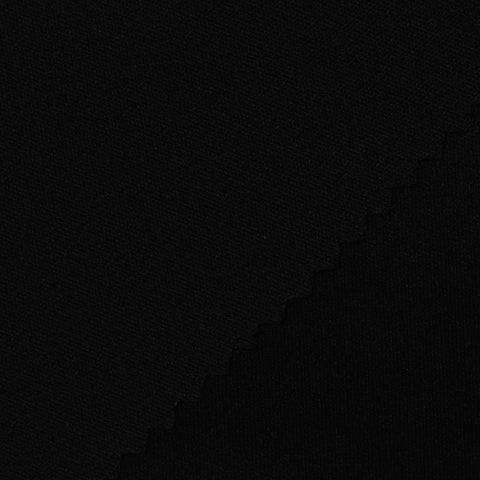 Black Interlock Knit, Polyester