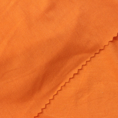 Polyester Viscose Jersey Knit Fabric, 133 gsm, 154 cm — Orange