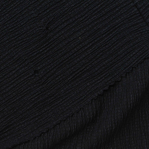 Polyester Stretch Crepe Fabric, 160 gsm, 152 cm — Navy