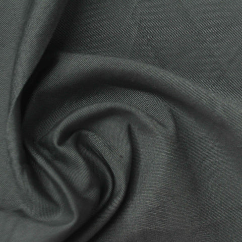 Charcoal Rib, Cotton-Poly