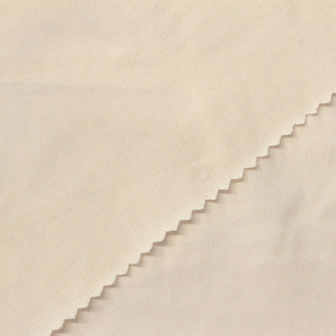 Cotton Polyester Jersey Knit Fabric, 170 gsm, 180 cm — Beige