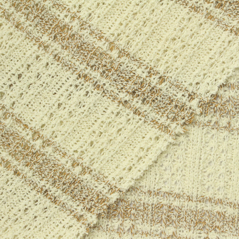 Cream Marl Rib Knit