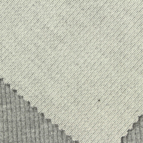 Viscose Polyester Blend Stretch Knit Fabric, 360 gsm, 185 cm — Grey