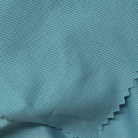 Polyester Stretch Mesh Fabric, 145 gsm, 165 cm — Blue