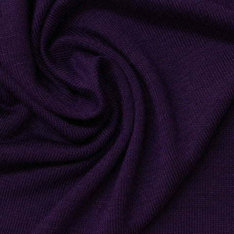 Viscose Stretch Jersey Knit Fabric, 170 gsm, 190 cm — Purple