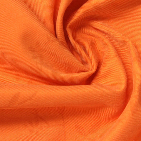 Orange Floral Jacquard, Polyester, 160 gsm, ref EF-250874