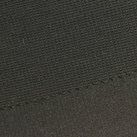 Dark Grey Marl Waffle Knit, Polyester, 350 gsm