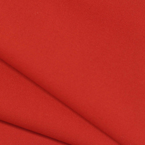 Nylon Stretch Scuba Knit Fabric, 310 gsm, 120 cm — Red