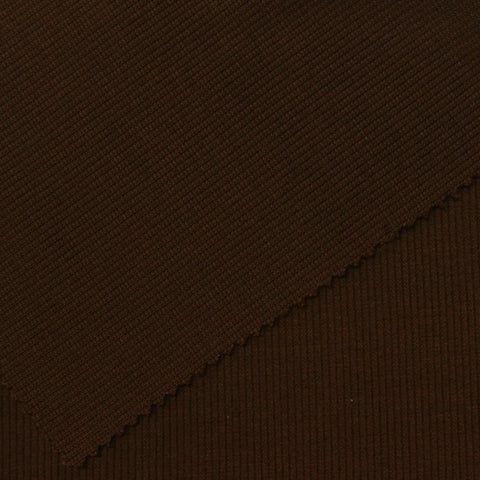 Dark Brown Rib Knit, Polyester