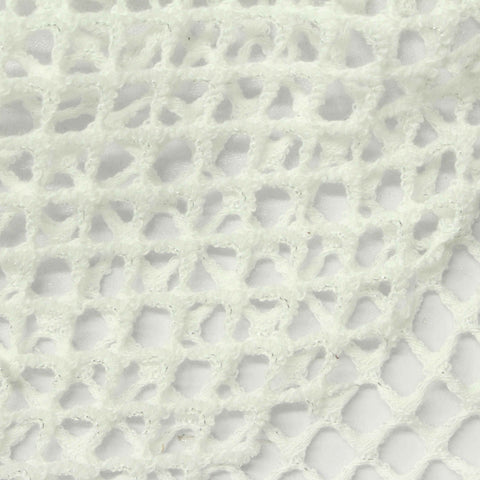 White Diamond Pointelle Knit, Spandex