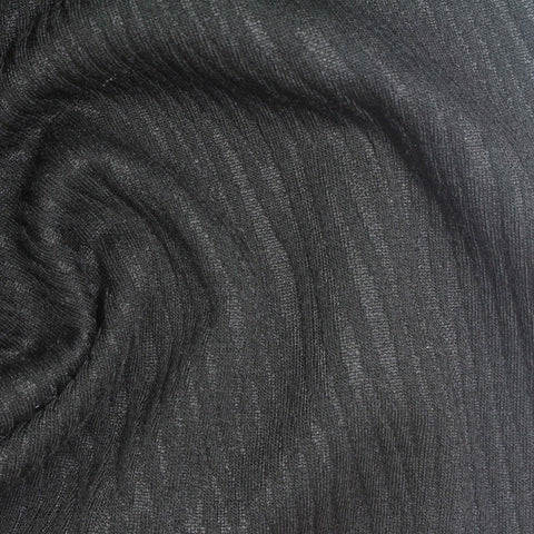Jacquard Polyester Stretch Interlock Knit Fabric, 240 gsm, 155 cm — Grey