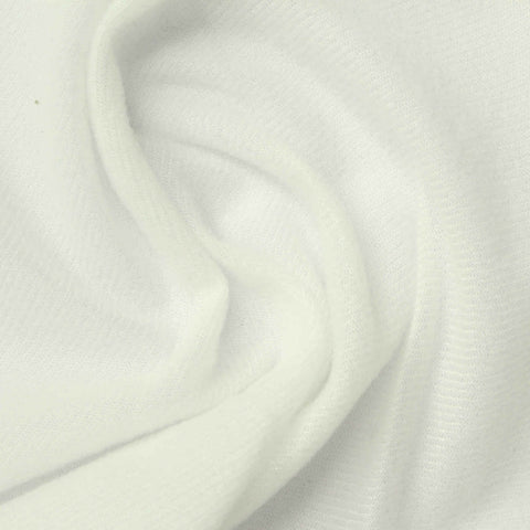 100% Polyester Warp Knit Fabric, 103 gsm, 150 cm — White