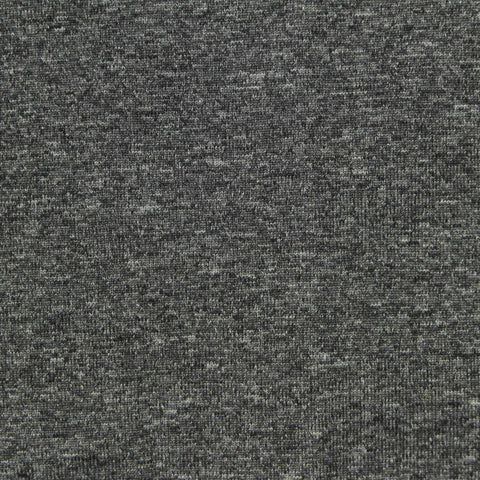 Dark Grey Marl Jersey Knit, Polyester, 180 gsm, 154 cm