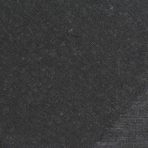 Dark Grey Marl Jersey Knit, Poly-Linen, 160 gsm