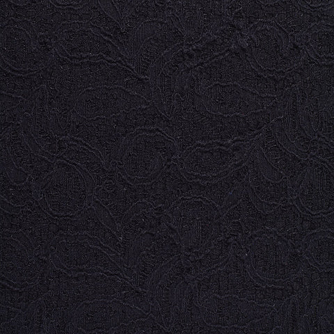 Black Floral Lace, Poly-Viscose
