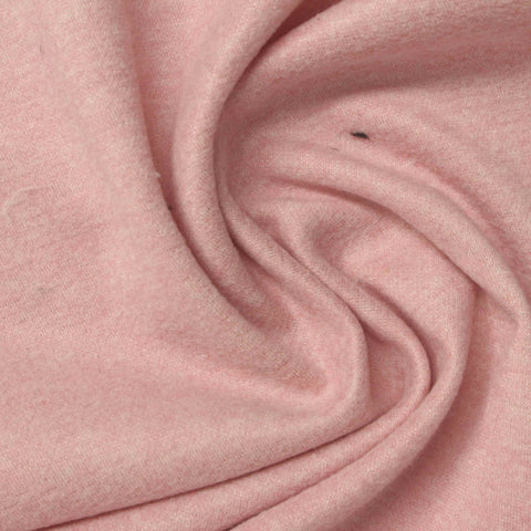 Pink Heathered-Marl Velvet, Polyester, 230 gsm