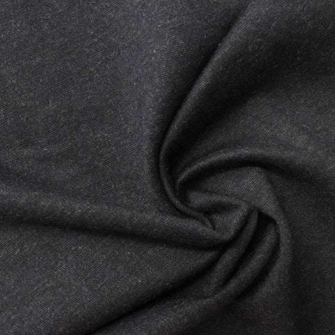 Dark Grey Marl Ponte Knit, Viscose-Nylon, 360 gsm