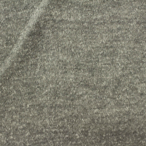 Grey Marl French Terry, Cotton-Poly, 205 gsm, 160 cm