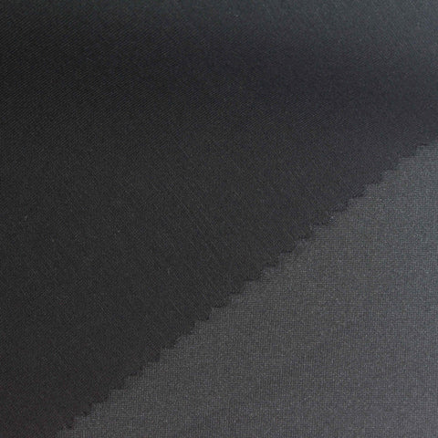 Polyester Viscose Stretch Scuba Knit Fabric, 250 gsm, 160 cm — Grey, ref EF-277634