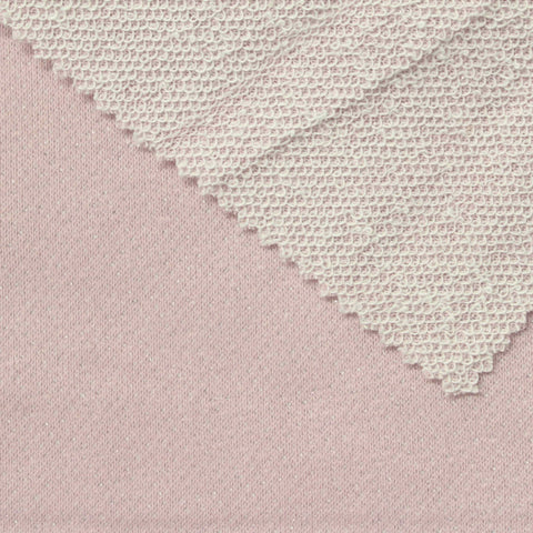 Pink Marl French Terry, Polyester, 237 gsm