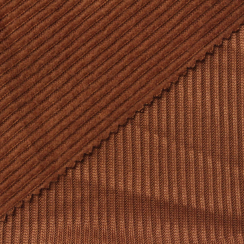 Rust Chunky Knit, Polyester