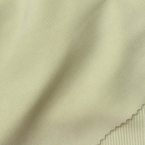 Polyester Stretch Rib Knit Fabric, 280 gsm, 165 cm — Green