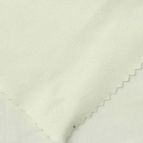 Tencel Lyocell Polyester Stretch French Terry Fabric, 288 gsm — White