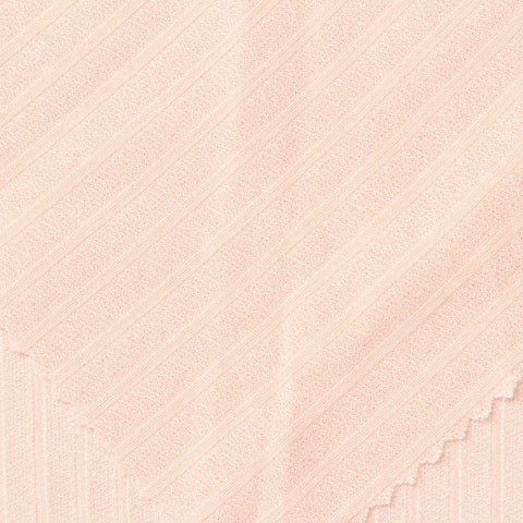 Polyester Stretch Rib Knit Fabric, 230 gsm, 165 cm — Pink, ref EF-249911