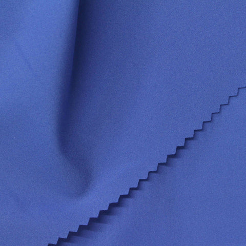 Bright Blue Interlock Knit, Nylon-Spandex