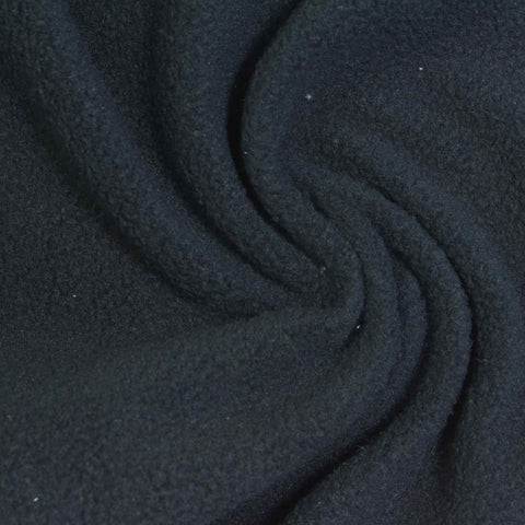 100% Polyester Fleece Fabric, 240 gsm, 165 cm — Navy
