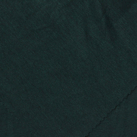 Dark Green Rib Knit, Poly-Viscose