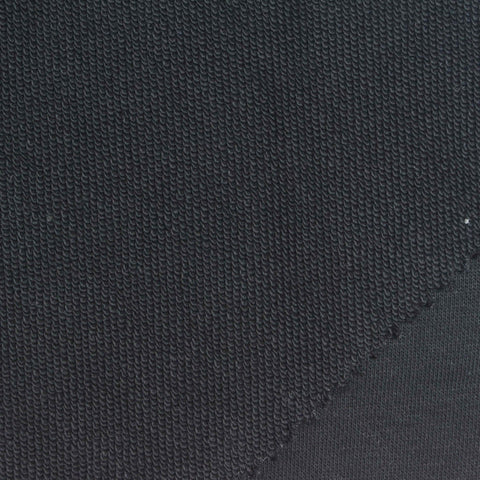 Black French Terry, Cotton