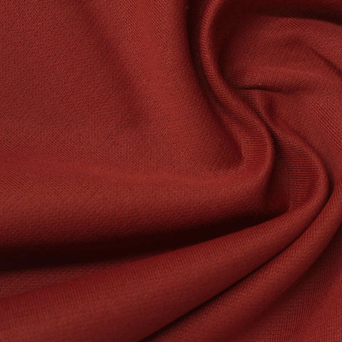 100% Polyester Piqué Knit Fabric, 240 gsm, 182 cm — Red