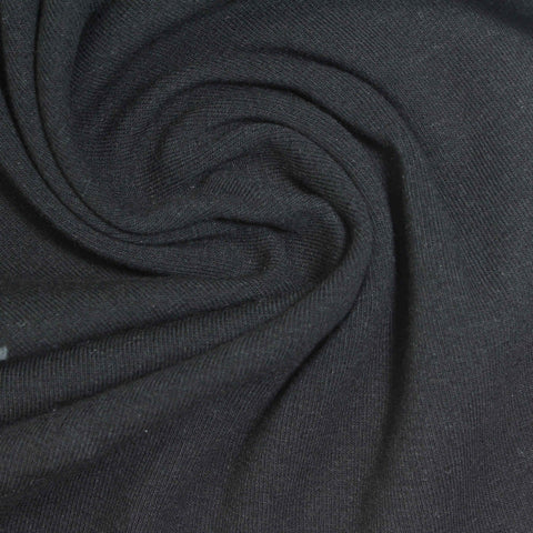 Charcoal Ribbed Rib Knit, Spandex