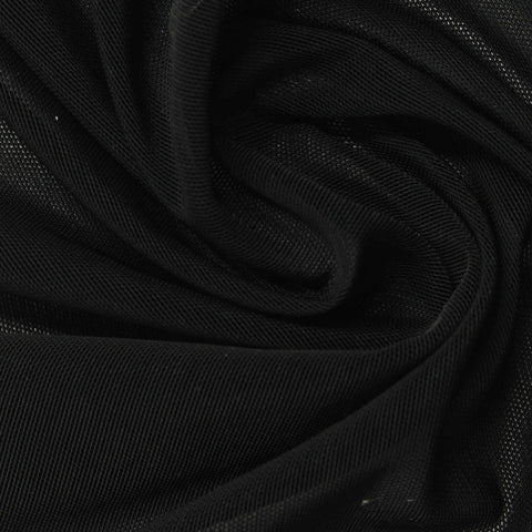 Dark Grey Marl Mesh, Nylon-Spandex, 140 gsm