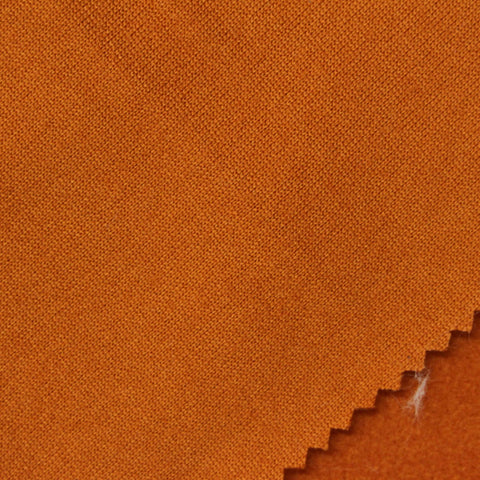 100% Polyester Fleece Fabric, 155 gsm, 180 cm — Orange