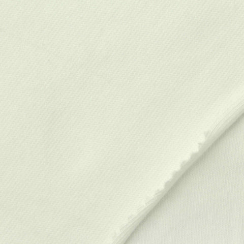 Off-White Jersey Knit, Cotton