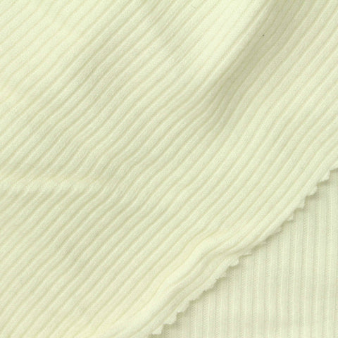 Polyester Acrylic Blend Rib Knit Fabric, 280 gsm, 165 cm — Khaki