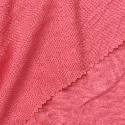 Pink Marl Jersey Knit, Viscose, 160 gsm